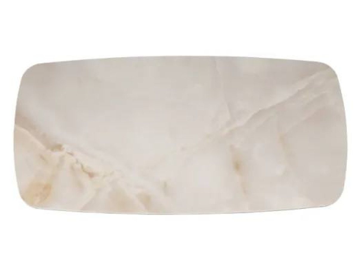 Журнальний стіл "Лунаріо" айворі онікс + айворі