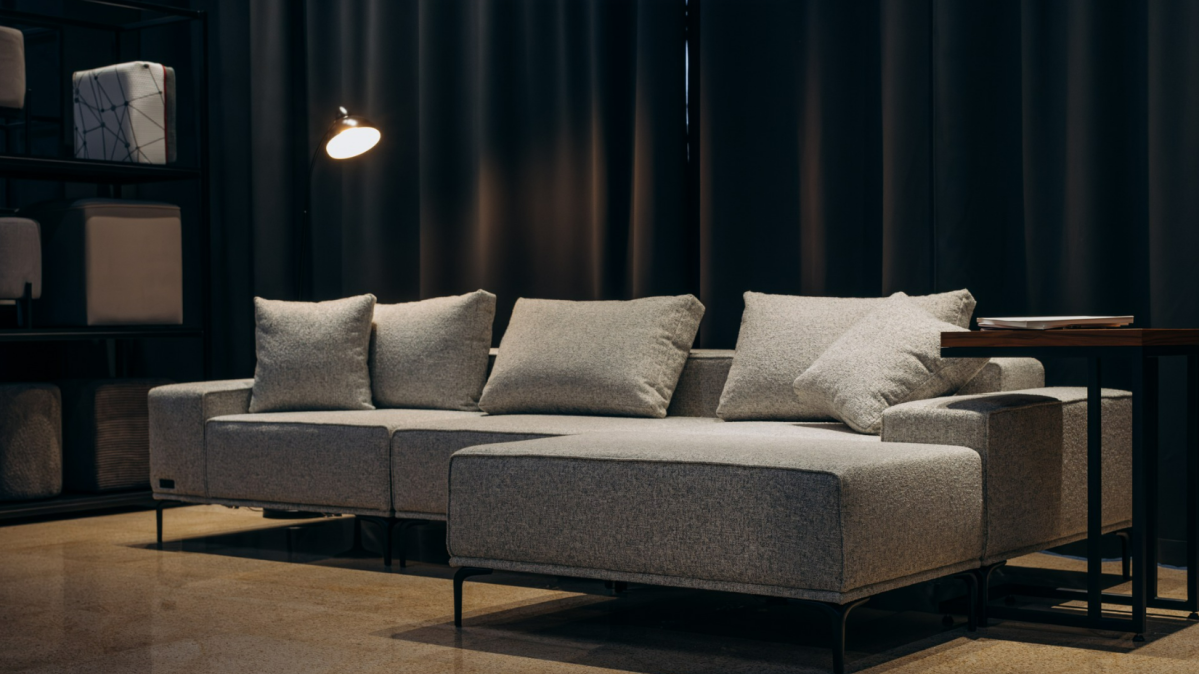 Диван Soho прямий + пуф