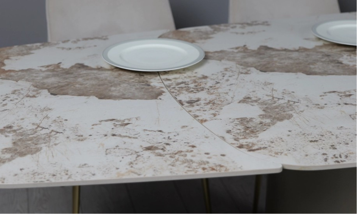 Стіл Опера обідній розкладний 2000/3000х1000х750 бежевий