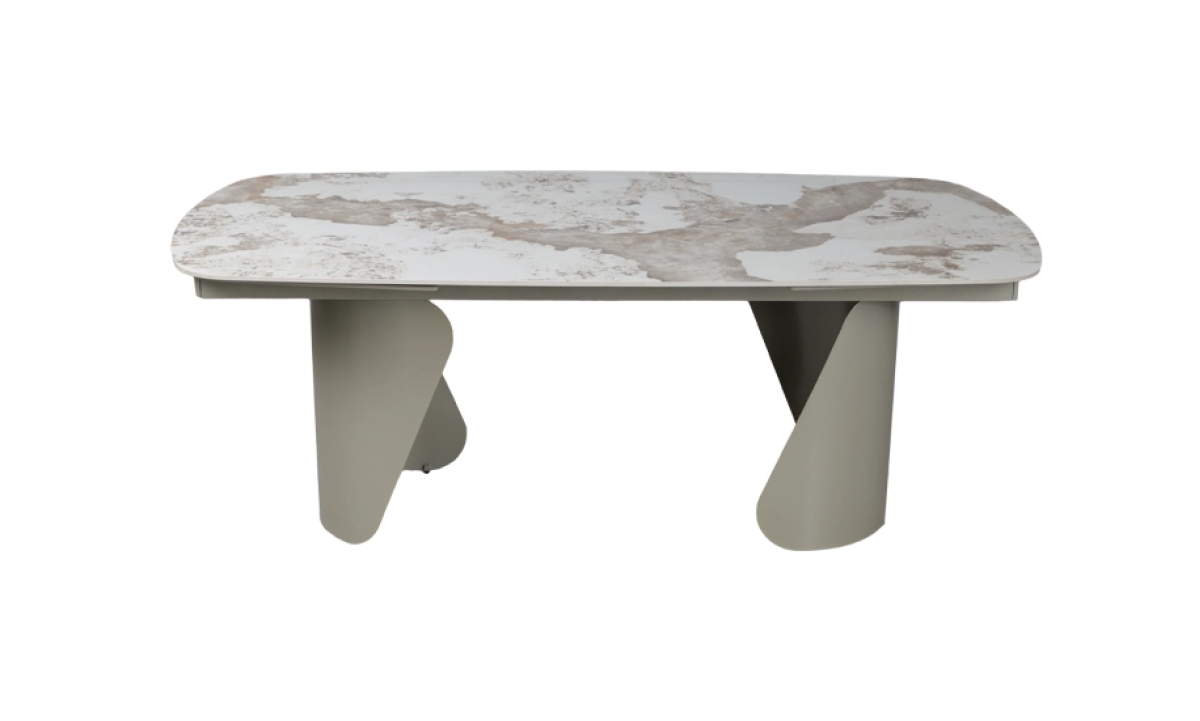 Стіл Опера обідній розкладний 2000/3000х1000х750 бежевий