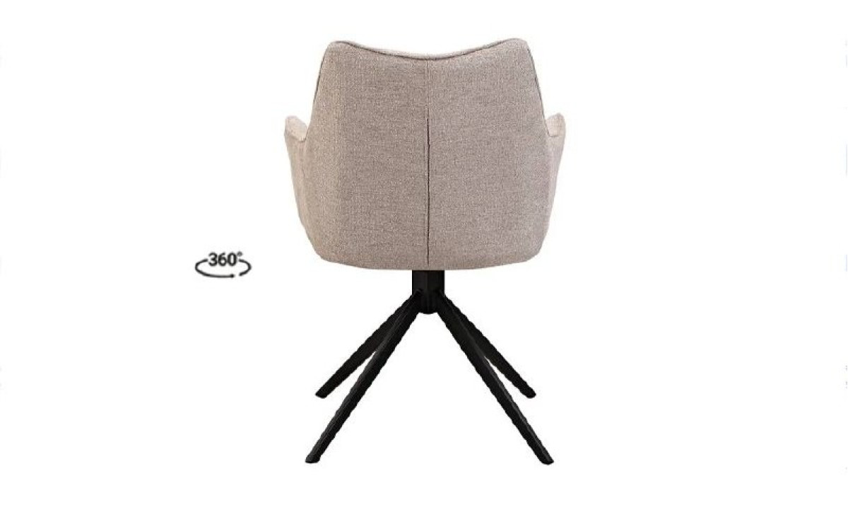 Стілець МІРО з обертовим механізмом кремовий