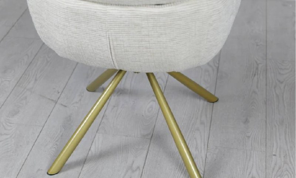 Стілець АРТУР з обертовим механізмом айворі