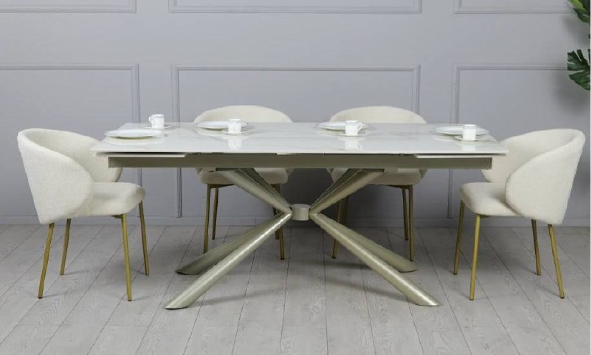 Стілець АРТУР з обертовим механізмом айворі