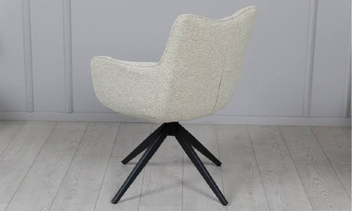 Стілець Амстердам з обертовим механізмом бежевий