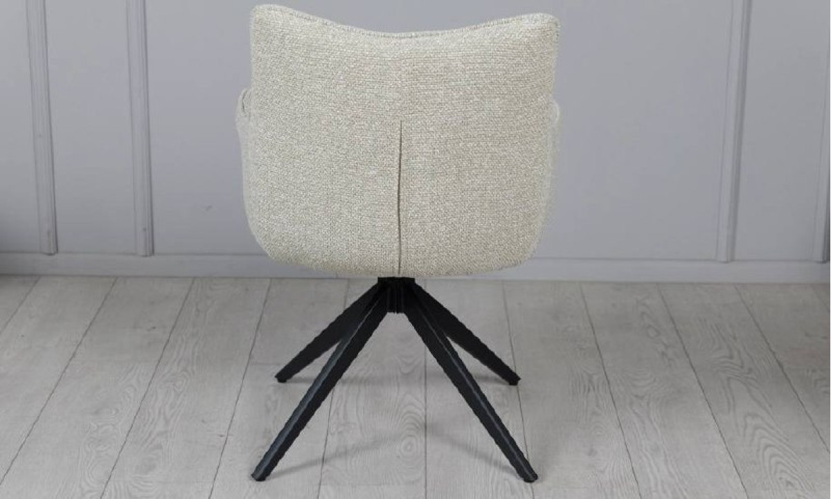 Стілець Амстердам з обертовим механізмом бежевий