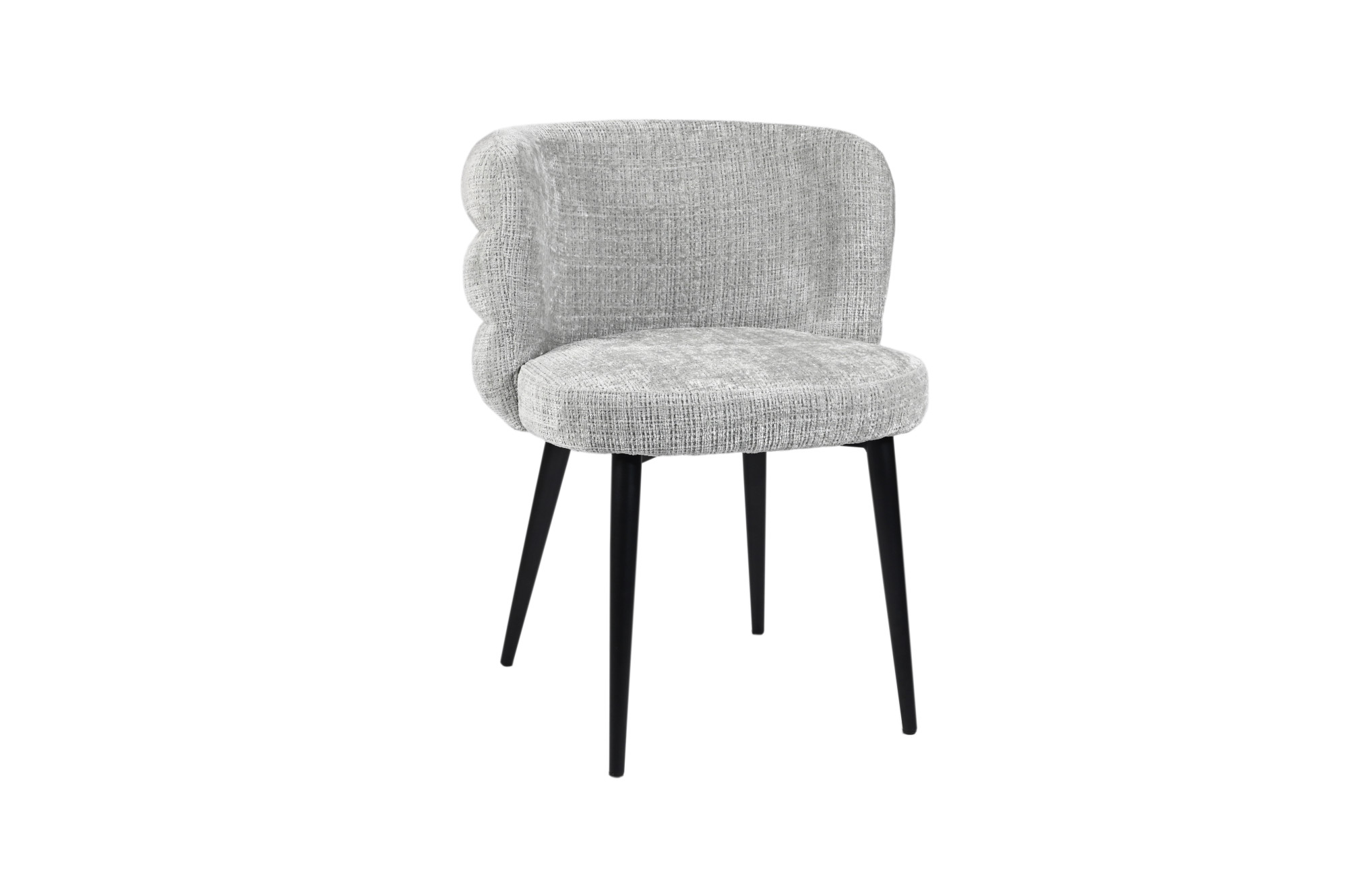 Стілець поворотний R-63 сірий + чорний