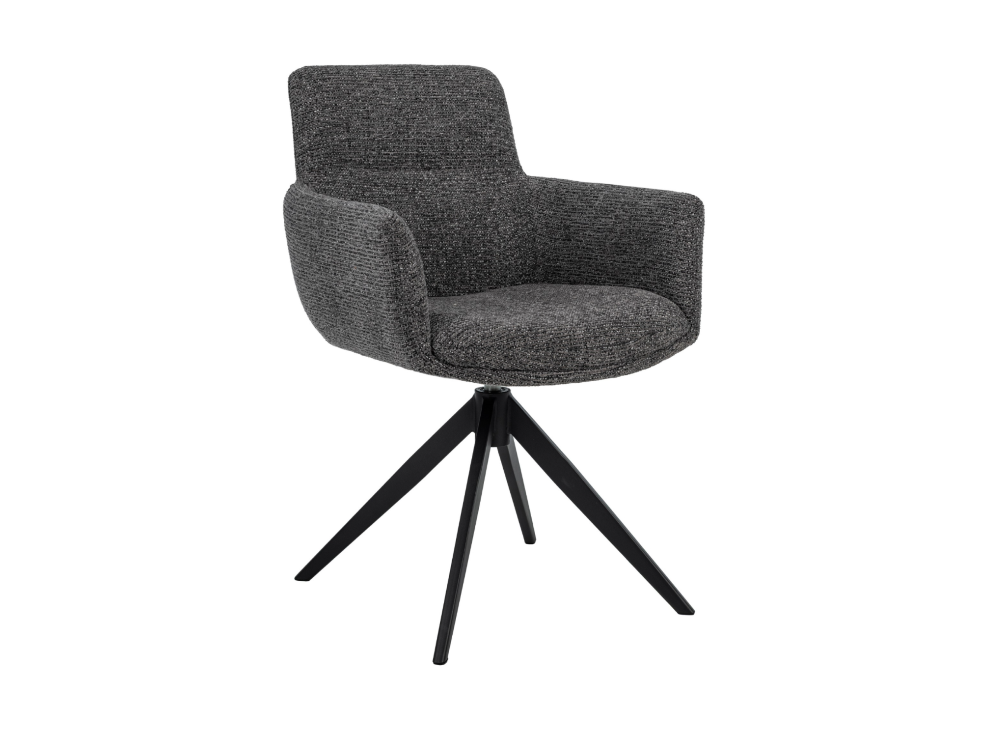 Стілець поворотний R-185 антрацит + чорний