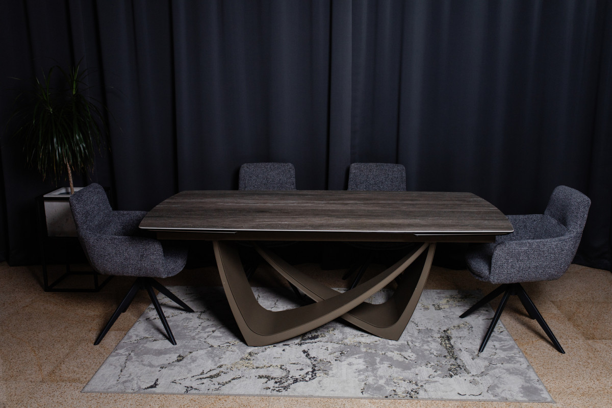 Комплект Керамічний стіл Беатріче + Стілець поворотний R-185 