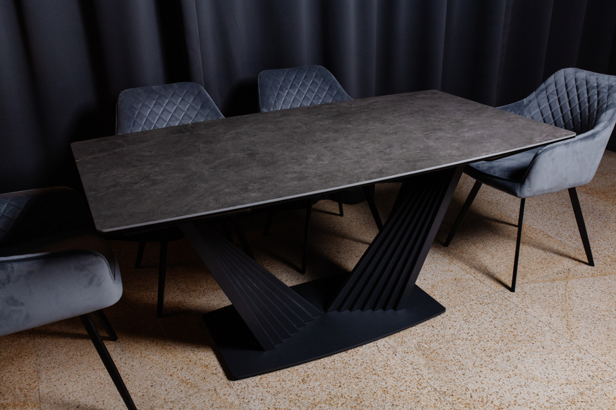  Комплект Стілець поворотний R-63 + Керамічний стіл Феліче TML-1000